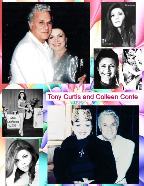 Tony Curtis and Colleen Conte