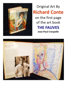 Original Art by Richard Conte within the book, The Fauves